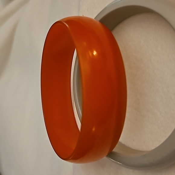 Vintage 1980s Acrylic Bangle Bracelets - Picture 3 of 6